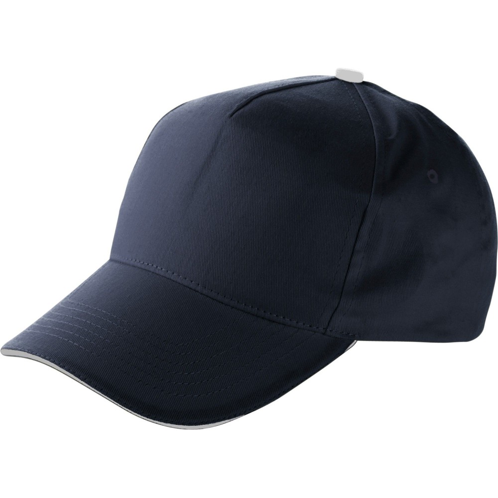 blue peaked cap