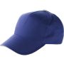 Cap with sandwich peak, cobalt blue