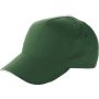 Cap with sandwich peak, green