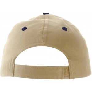 Cotton twill cap Chris, khaki (Hats)