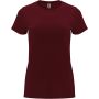 Capri short sleeve women's t-shirt, Garnet