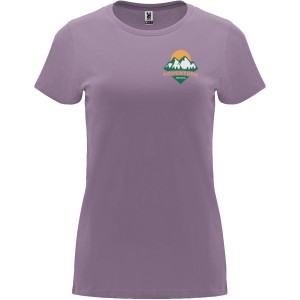 Capri short sleeve women's t-shirt, Lavender (T-shirt, 90-100% cotton)