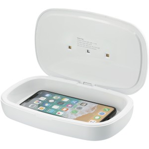 Capsule UV smartphone sanitizer with 5W wireless charging pa