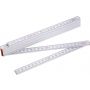 Folding ruler Stabila Pro, white
