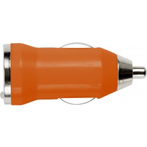 Plastic car power adapter, orange (Car accesories)