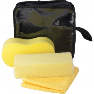 Polyester (600D) car wash set Aaliyah, yellow (Car accesories)