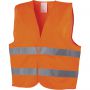 See-me safety vest for professional use, Orange