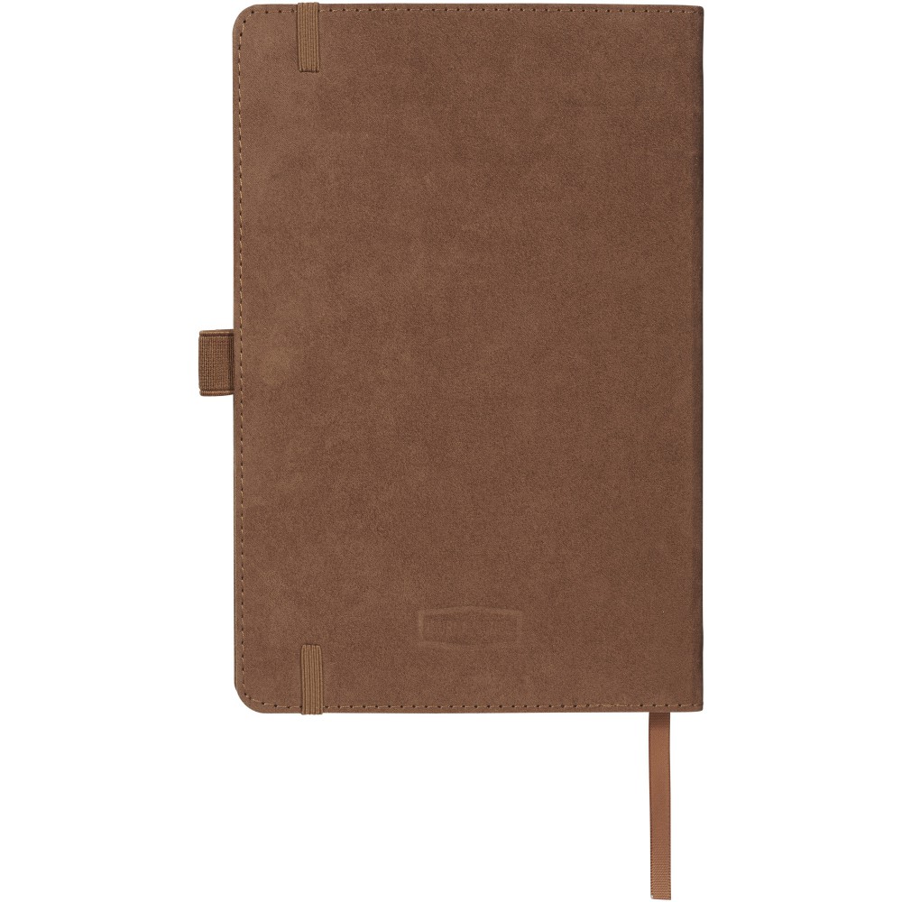 Printed Carbony A5 suede notebook, Brown (Notebooks)