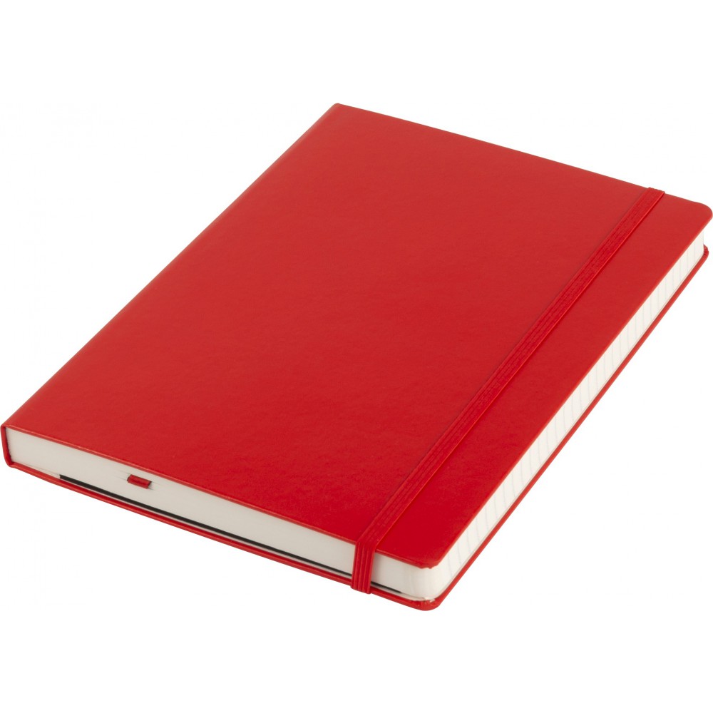 Cardboard notebook (approx. A5), red (Notebooks) Reklámajándék.hu Ltd.