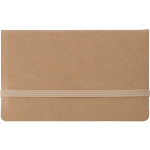 Cardboard sticky note set Bjorn, brown (Sticky notes)