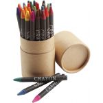 Cardboard tube with crayons Gabrielle, custom/multicolor (2792-09)