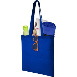 Carolina 100 g/m2 cotton tote bag, Royal blue (cotton bag)