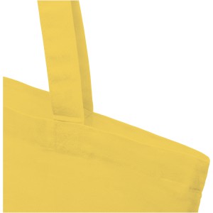 Carolina 100 g/m2 cotton tote bag, Yellow (cotton bag)