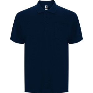 Centauro Premium short sleeve unisex polo, Navy Blue (Polo shirt, 90-100% cotton)