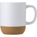 Ceramic mug Rosamund, white (864506-02)