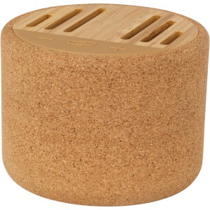 Cerris 5W cork Bluetooth(r) speaker, Natural (Speakers, radios)