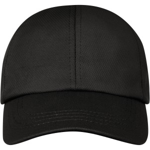 Cerus 6 panel cool fit cap, Solid black (Hats)