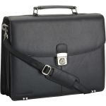 Charles Dickens? leather briefcase, black (7221-01)