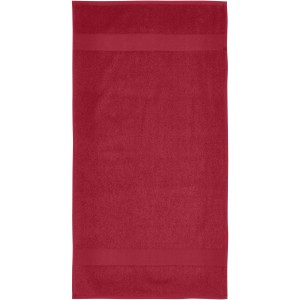 Charlotte 450 g/m2 cotton bath towel 50x100 cm, Red (Towels)