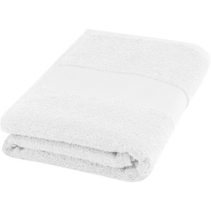 Charlotte 450 g/m2 cotton bath towel 50x100 cm, White