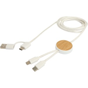 Chechia 5-in-1 recycled plastic 150 cm data sync and 27W fas (Eletronics cables, adapters)