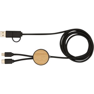 Chechia 5-in-1 recycled plastic 150 cm data sync and 27W fas (Eletronics cables, adapters)