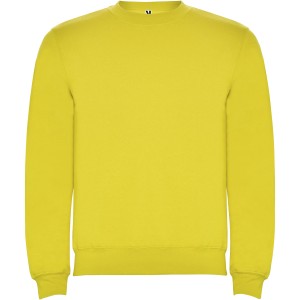 Clasica kids crewneck sweater, Yellow (Pullovers)