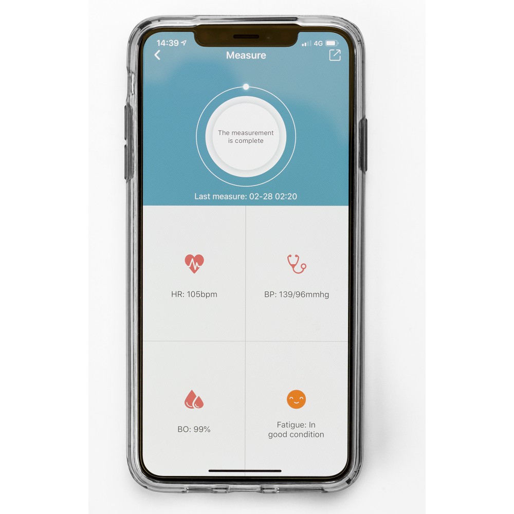 ABS smart watch with silicone wrist band, black (Clocks and watches)