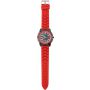 Large, alloy and mineral glass watch for men, Red