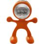 Sport-man clock with alarm, orange