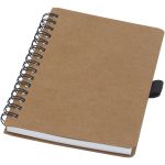 Cobble A6 wire-o recycled cardboard notebook with stone pape (10773306)