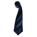 'COLOURS COLLECTION' SATIN TIE, Navy, U (PR750NV-U)