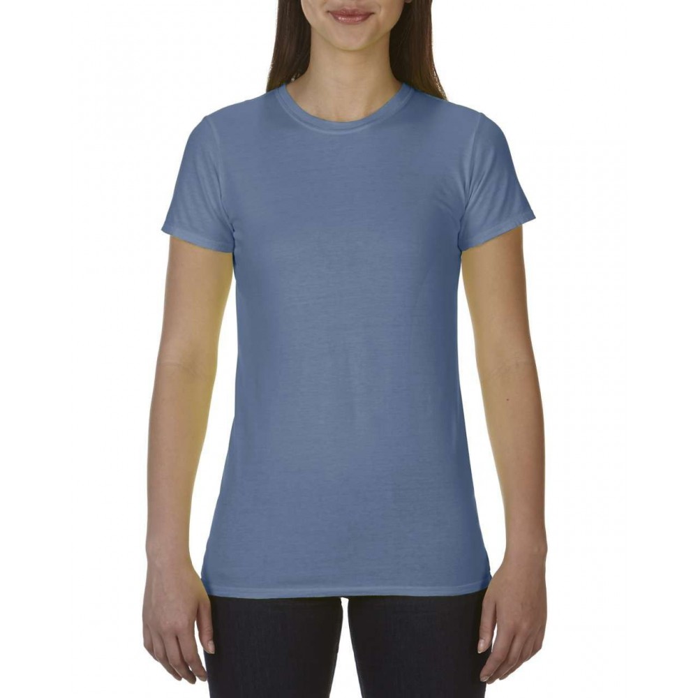 Comfort Colors Ladies Fitted Tee Blue Jean S T Shirt