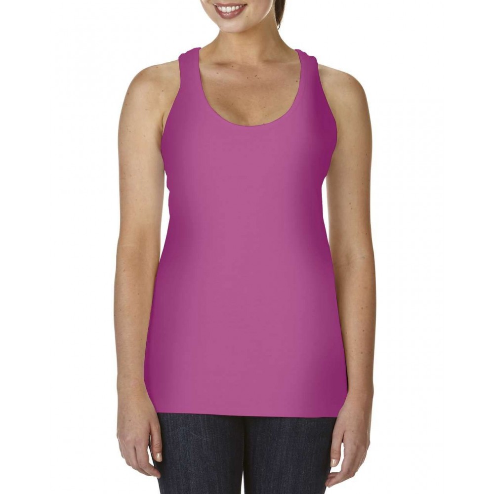 Comfort Colors Ladies Lightweight Racerback Tank Top Raspb T
