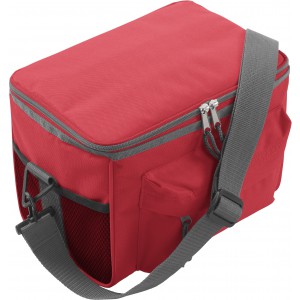 Polyester (600D) cooler bag Joey, red (Cooler bags)