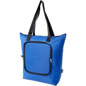 EcoFold RPET foldable tote cooler bag 15L, Royal blue