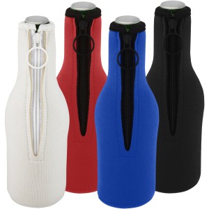 Fris recycled neoprene bottle sleeve holder, Red (Cooler bags)