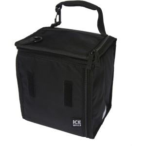 Ice-wall lunch cooler bag, Solid black (Cooler bags)