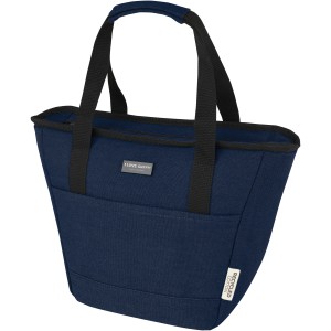 Joey 9-can GRS recycled canvas lunch cooler bag 6L, Navy (Cooler bags)
