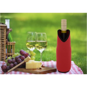 Noun recycled neoprene wine sleeve holder, Red (Cooler bags)