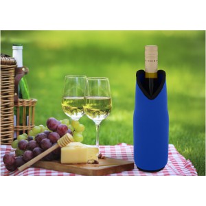 Noun recycled neoprene wine sleeve holder, Royal blue (Cooler bags)
