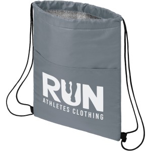 Oriole 12-can drawstring cooler bag 5L, Grey (Cooler bags)