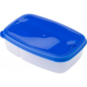 Plastic lunchbox in cooler bag Milo, cobalt blue (Cooler bags)