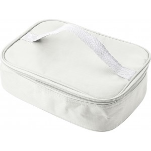 Plastic lunchbox in cooler bag Milo, white (Cooler bags)