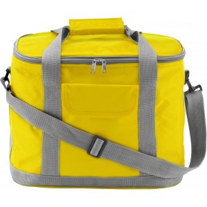 Polyester (420D) cooler bag Juno, yellow (Cooler bags)