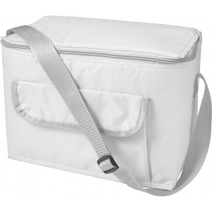 Polyester (420D) cooler bag Nikki, white (Cooler bags)