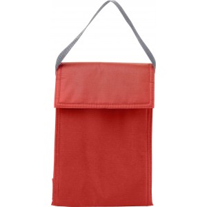 Polyester (420D) cooler/lunch bag Sarah, red (Cooler bags)
