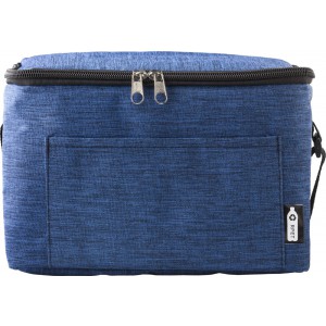 Polyester (600D) and RPET cooler bag Isabella, blue (Cooler bags)