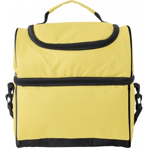 Polyester (600D) cooler bag Barney, yellow (Cooler bags)