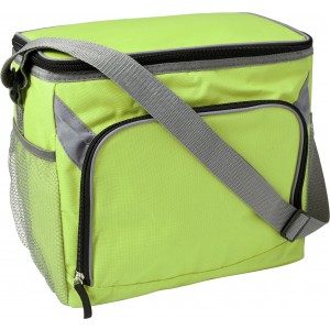 Polyester (600D) cooler bag Lance, lime (Cooler bags)